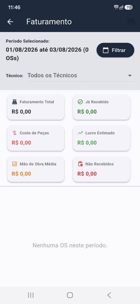 Tela do app OSPrime 1
