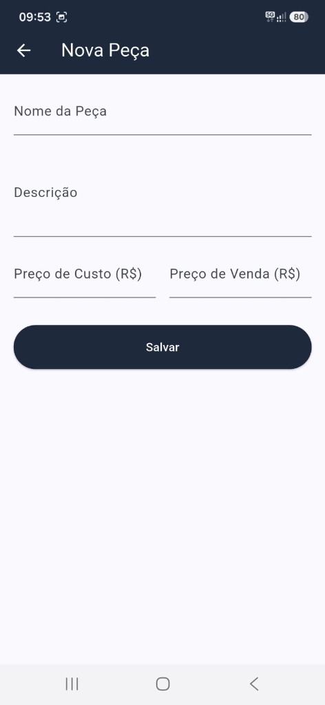 Tela do app OSPrime 6